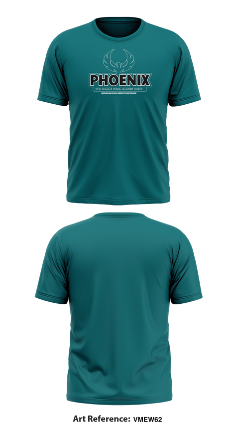 Short Sleeve Performance Shirt, New Augusta Public Academy North Middle School, School Spirit Store, Teamtime, Team time, sublimation, custom sports apparel, team uniforms, spirit wear, spiritwear, sports uniforms, custom shirts, team store, custom team store, fundraiser sports, apparel fundraiser