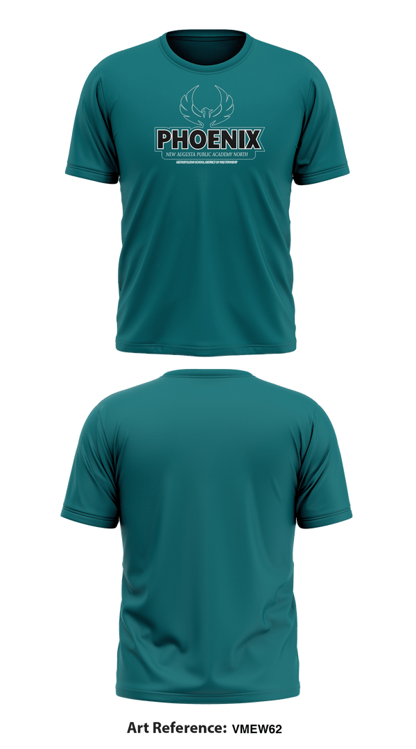 Short Sleeve Performance Shirt, New Augusta Public Academy North Middle School, School Spirit Store, Teamtime, Team time, sublimation, custom sports apparel, team uniforms, spirit wear, spiritwear, sports uniforms, custom shirts, team store, custom team store, fundraiser sports, apparel fundraiser