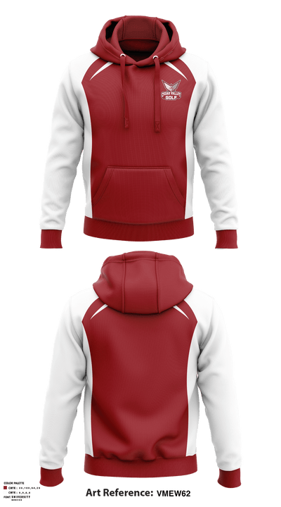 Cedar Valley High School Golf 36777452 Hoodie - 1