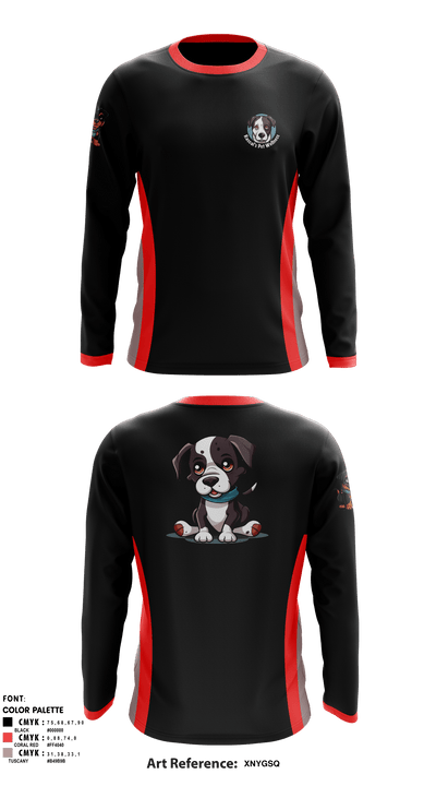Rascal's Pet Wellness 15971451 Long Sleeve Performance Shirt - 1