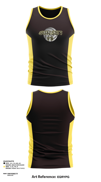 Miami Sunset Senior 45871555 Tank Top - 1