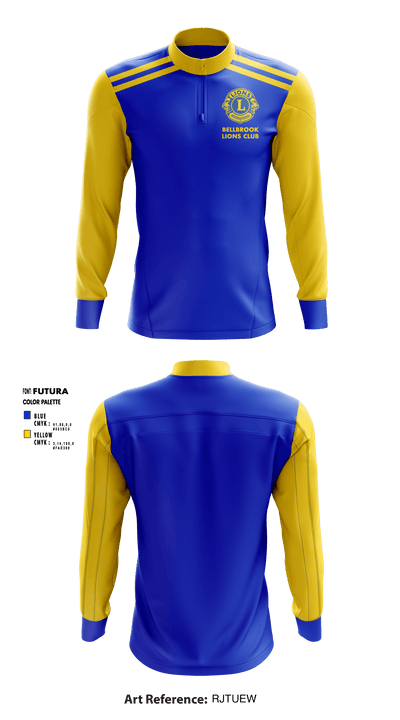 Bellbrook Lions Club 1356067 Quarter Zip Jacket - 1