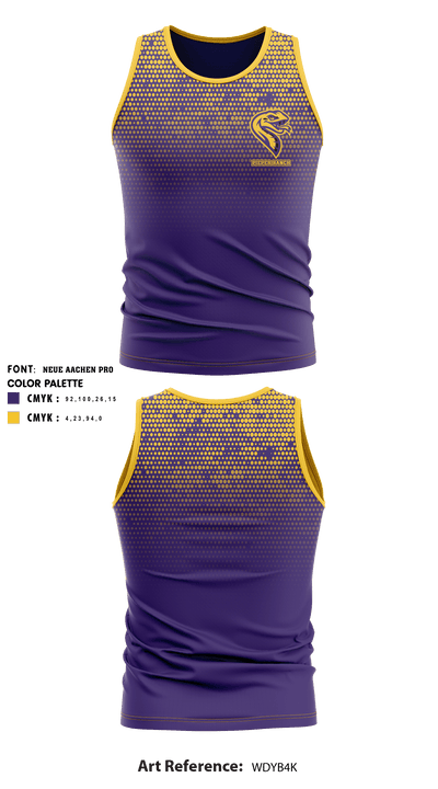 Pieper Ranch Middle School Cross Country 15022803 Tank Top - 1