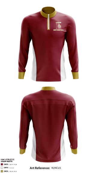 Quarter Zip Jacket, Lutheran High School basketball, Men's Basketball, Teamtime, Team time, sublimation, custom sports apparel, team uniforms, spirit wear, spiritwear, sports uniforms, custom shirts, team store, custom team store, fundraiser sports, apparel fundraiser