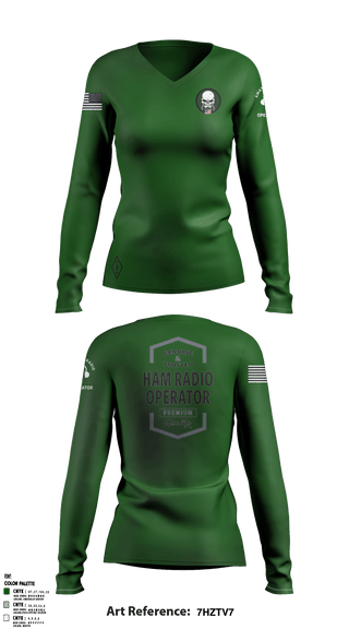 Women's Long Sleeve Vneck Shirt, , Fire Department, Teamtime, Team time, sublimation, custom sports apparel, team uniforms, spirit wear, spiritwear, sports uniforms, custom shirts, team store, custom team store, fundraiser sports, apparel fundraiser