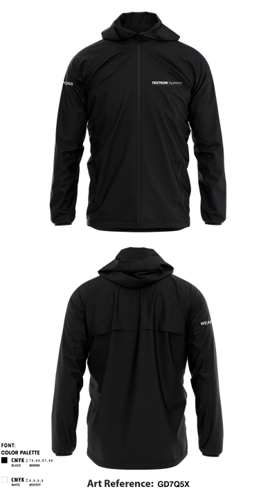 Textron Systems 41618701 Windbreaker - 3