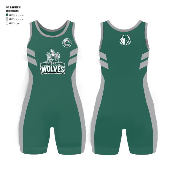 Wrestling Singlet, Green Canyon High School Wrestling, Wrestling, Teamtime, Team time, sublimation, custom sports apparel, team uniforms, spirit wear, spiritwear, sports uniforms, custom shirts, team store, custom team store, fundraiser sports, apparel fundraiser