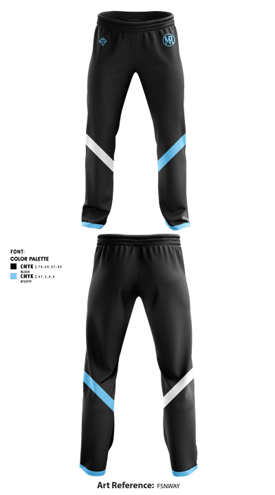 Mountain Range High School 39679914 Sweatpants - 1