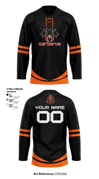 Hockey Jersey, Cerberus, Ice Hockey, Teamtime, Team time, sublimation, custom sports apparel, team uniforms, spirit wear, spiritwear, sports uniforms, custom shirts, team store, custom team store, fundraiser sports, apparel fundraiser