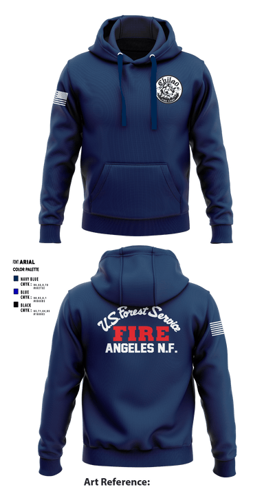 Chilao fire camp 73370609 Hoodie - 2