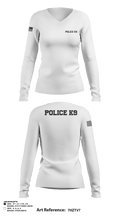 Police K9 35090090 Women's Long Sleeve V-neck Shirt - 2