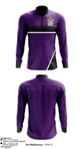 Hattiesburg High School Powerlifting 97684171 Quarter Zip Jacket - 3