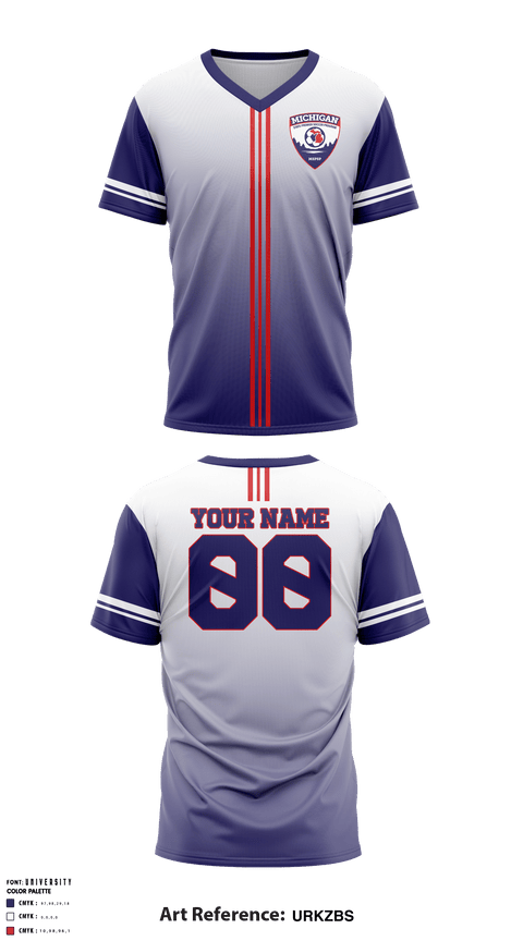 Mens Soccer Jersey, Michigan State Premier Soccer, Men's Soccer, Teamtime, Team time, sublimation, custom sports apparel, team uniforms, spirit wear, spiritwear, sports uniforms, custom shirts, team store, custom team store, fundraiser sports, apparel fundraiser