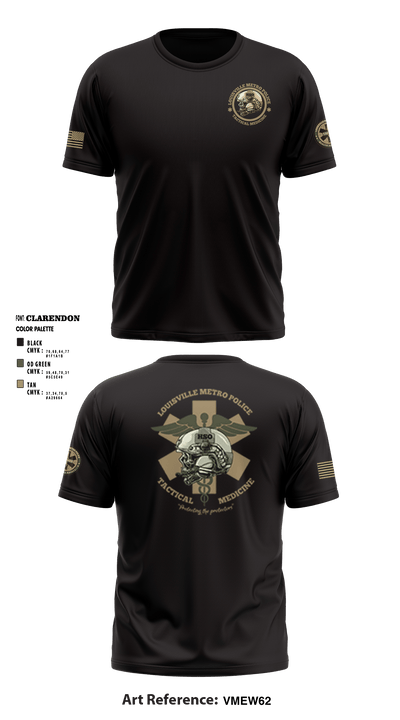 LMPD HSO TACMED 54774213 Short Sleeve Performance Shirt - 9