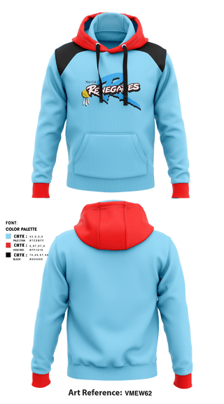 Hoodie, Nor Cal Renegades, Softball, Teamtime, Team time, sublimation, custom sports apparel, team uniforms, spirit wear, spiritwear, sports uniforms, custom shirts, team store, custom team store, fundraiser sports, apparel fundraiser