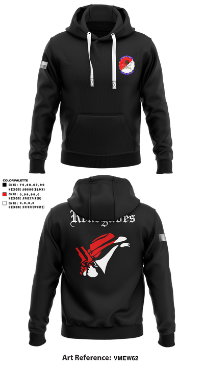 Alpha Troop 2-6 Cav Renegades 60114489 Hoodie - 1