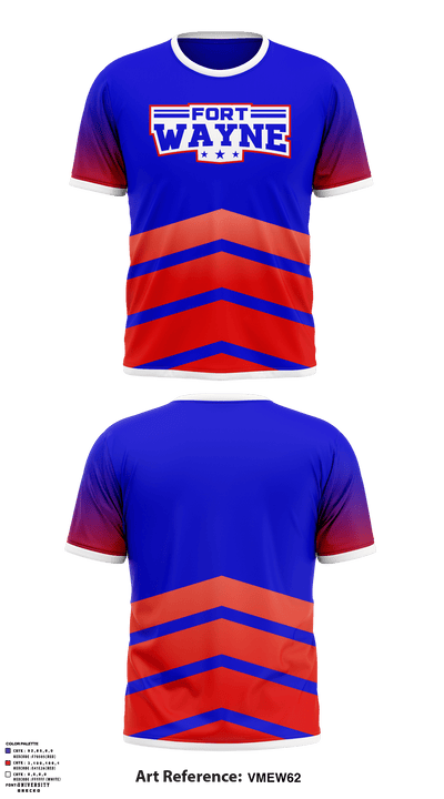 Fort Wayne Volleyball Club 35230109 Short Sleeve Performance Shirt - 1