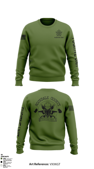 Crew Neck Sweatshirt, RCSO Fugitive Unit, Police, Teamtime, Team time, sublimation, custom sports apparel, team uniforms, spirit wear, spiritwear, sports uniforms, custom shirts, team store, custom team store, fundraiser sports, apparel fundraiser