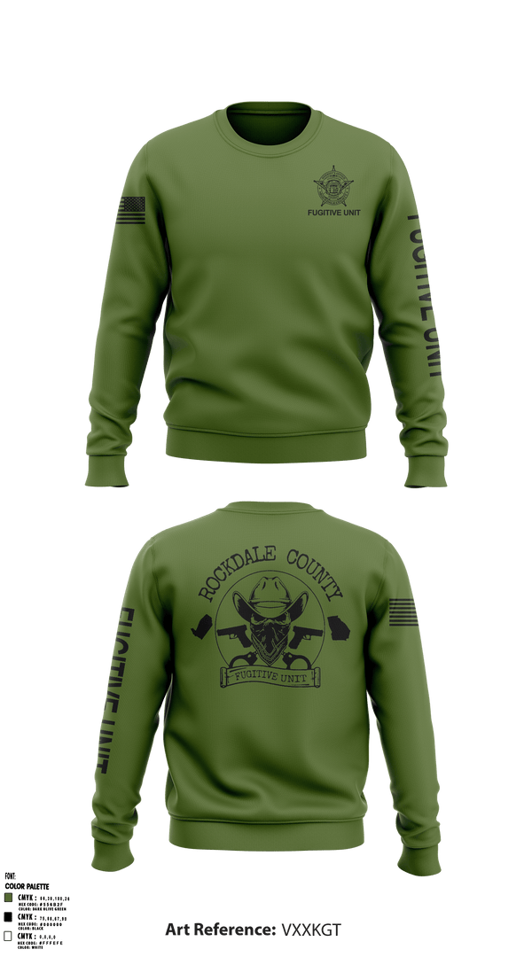 Crew Neck Sweatshirt, RCSO Fugitive Unit, Police, Teamtime, Team time, sublimation, custom sports apparel, team uniforms, spirit wear, spiritwear, sports uniforms, custom shirts, team store, custom team store, fundraiser sports, apparel fundraiser