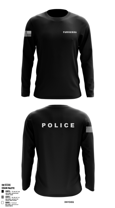 Pawhuska 4119756 Long Sleeve Performance Shirt - 1
