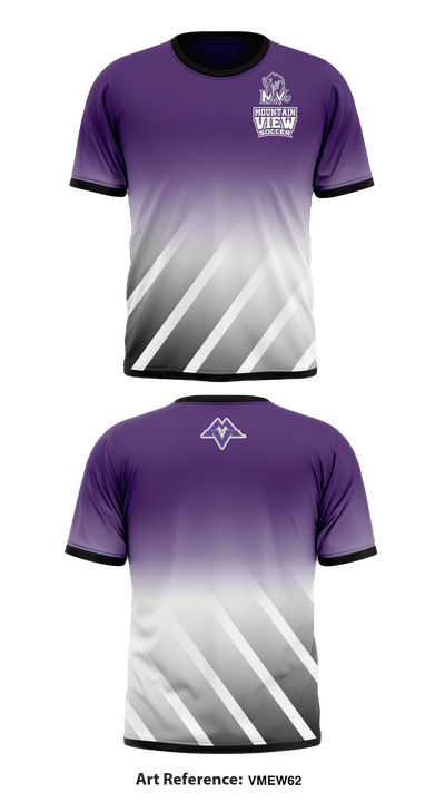 Mountain View High School Soccer 25528886 Short Sleeve Performance Shirt - 1