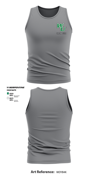 Wilmington University Track 37638015 Tank Top - 8