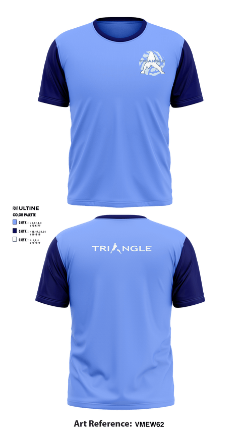 Short Sleeve Performance Shirt, Triangle Volleyball Club, Women's Volleyball, Teamtime, Team time, sublimation, custom sports apparel, team uniforms, spirit wear, spiritwear, sports uniforms, custom shirts, team store, custom team store, fundraiser sports, apparel fundraiser