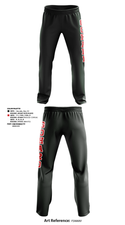 Team GoHard 28367876 Sweatpants - 1