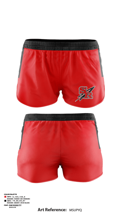 Slippery Rock Area High School Track 33849754 Track Shorts - 1