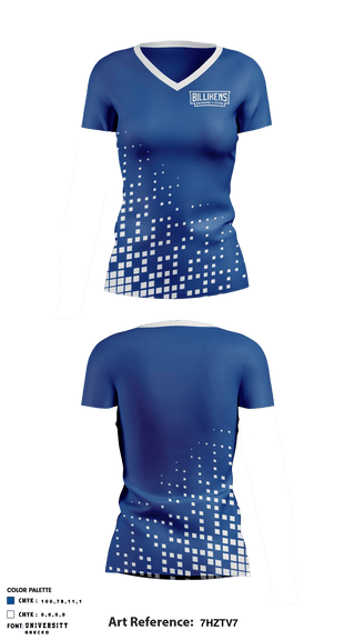 Women's Short Sleeve Vneck Shirt, Saint Louis University Swimming & Diving, School Spirit Store, Teamtime, Team time, sublimation, custom sports apparel, team uniforms, spirit wear, spiritwear, sports uniforms, custom shirts, team store, custom team store, fundraiser sports, apparel fundraiser