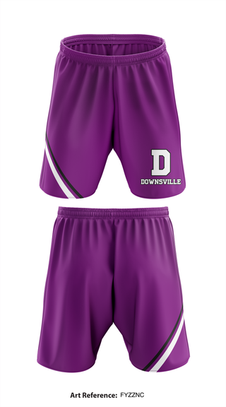 Downsville Central School 41134162 Athletic Shorts With Pockets - 1