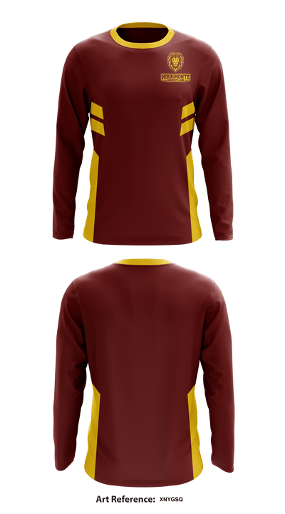 Mira Monte High School Wrestling 36409172 Long Sleeve Performance Shirt - 1