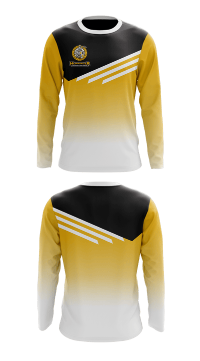 Henninger High School Cross Country 56930253 Long Sleeve Performance Shirt - 1