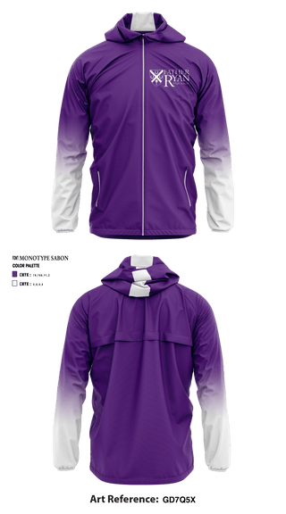 Windbreaker, Father Ryan High School Swimming, School Spirit Store, Teamtime, Team time, sublimation, custom sports apparel, team uniforms, spirit wear, spiritwear, sports uniforms, custom shirts, team store, custom team store, fundraiser sports, apparel fundraiser