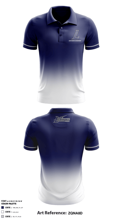 Lake Country Lutheran Golf 23096328 Short Sleeve Performance Polo - 2