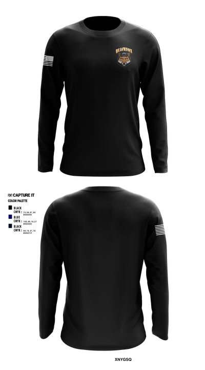 Delaware county park police 72254742 Long Sleeve Performance Shirt - 1