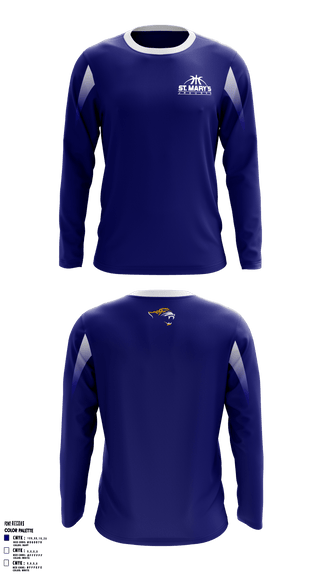 Long Sleeve Performance Shirt, St. Mary’s Jaguars, Women's Basketball, Teamtime, Team time, sublimation, custom sports apparel, team uniforms, spirit wear, spiritwear, sports uniforms, custom shirts, team store, custom team store, fundraiser sports, apparel fundraiser
