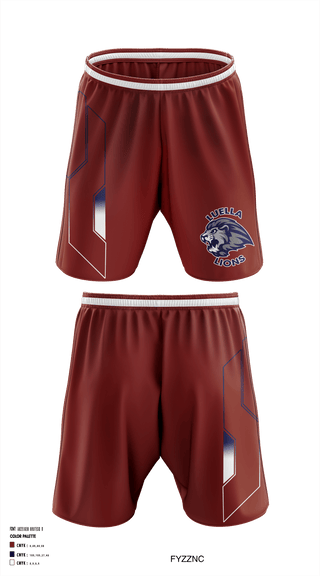 Athletic Shorts With Pockets, Luella Middle School Football, Football, Teamtime, Team time, sublimation, custom sports apparel, team uniforms, spirit wear, spiritwear, sports uniforms, custom shirts, team store, custom team store, fundraiser sports, apparel fundraiser