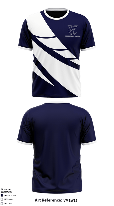 Yarmouth football Association 38755183 Short Sleeve Performance Shirt - 1