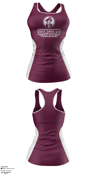 Concord High School Cheer 35438059 Tank Top - 1