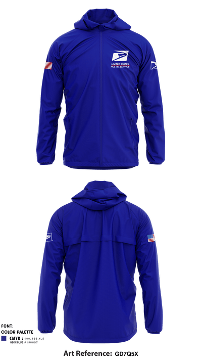 United States Postal Service 27586367 Windbreaker - 1