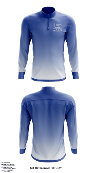 Quarter Zip Jacket, Grant High School Tennis, Tennis, Teamtime, Team time, sublimation, custom sports apparel, team uniforms, spirit wear, spiritwear, sports uniforms, custom shirts, team store, custom team store, fundraiser sports, apparel fundraiser