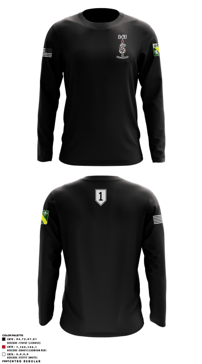 HHC 1-63AR Snipers 84221714 Long Sleeve Performance Shirt - 1