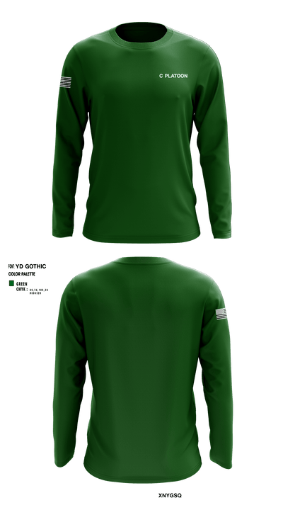C Platoon 82384902 Long Sleeve Performance Shirt - 1