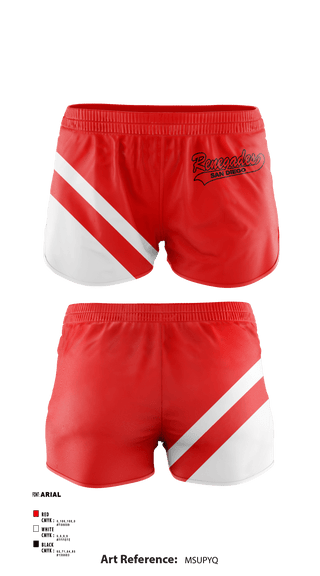 Women's Shorts, San Diego Renegades, Spirit Store, Teamtime, Team time, sublimation, custom sports apparel, team uniforms, spirit wear, spiritwear, sports uniforms, custom shirts, team store, custom team store, fundraiser sports, apparel fundraiser