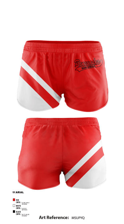 San Diego Renegades 57590019 Women's Shorts - 2