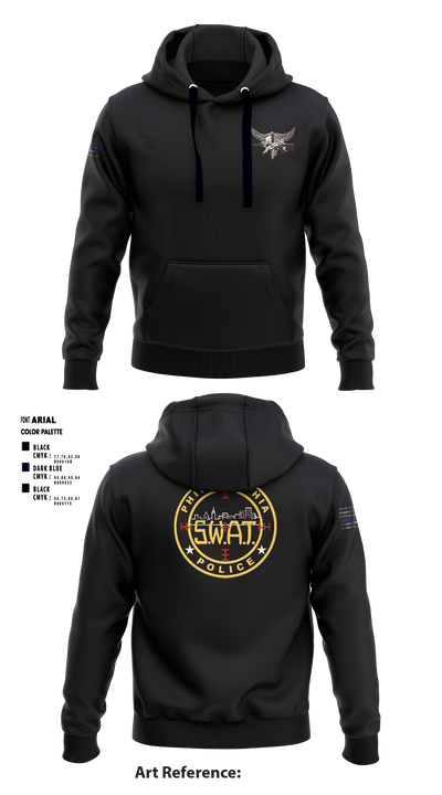 Philadelphia Police SWAT 84956404 Hoodie - 1
