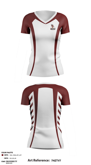 Women's Short Sleeve Vneck Shirt, St Anthony Catholic High School Soccer, Women's Soccer, Teamtime, Team time, sublimation, custom sports apparel, team uniforms, spirit wear, spiritwear, sports uniforms, custom shirts, team store, custom team store, fundraiser sports, apparel fundraiser
