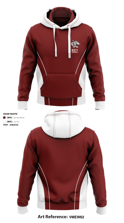 Nhti-Concord'S Community College Baseball 56615740 Hoodie - 1