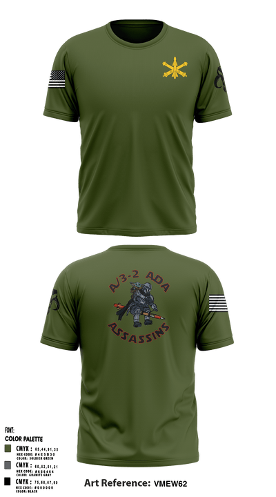 A/3-2 ADA 39391008 Short Sleeve Performance Shirt - 2